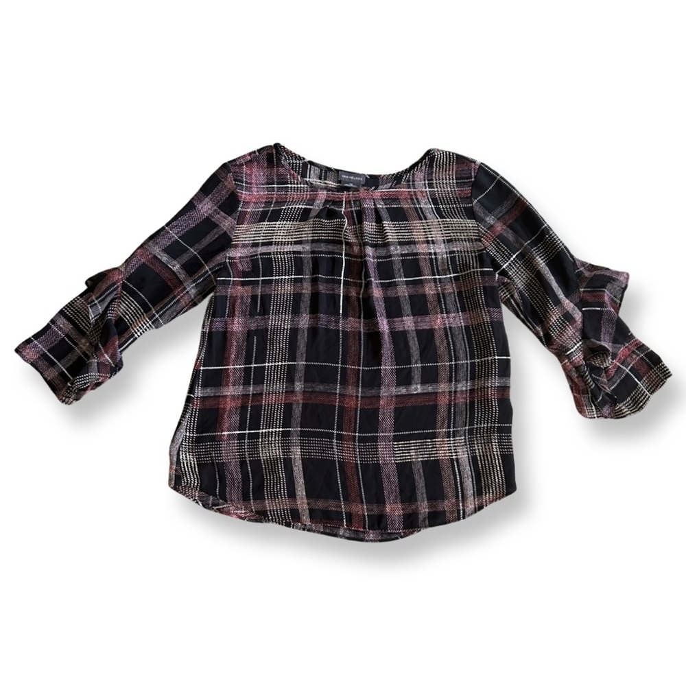Van Heusen Flannel Blouse - Picture 4 of 6